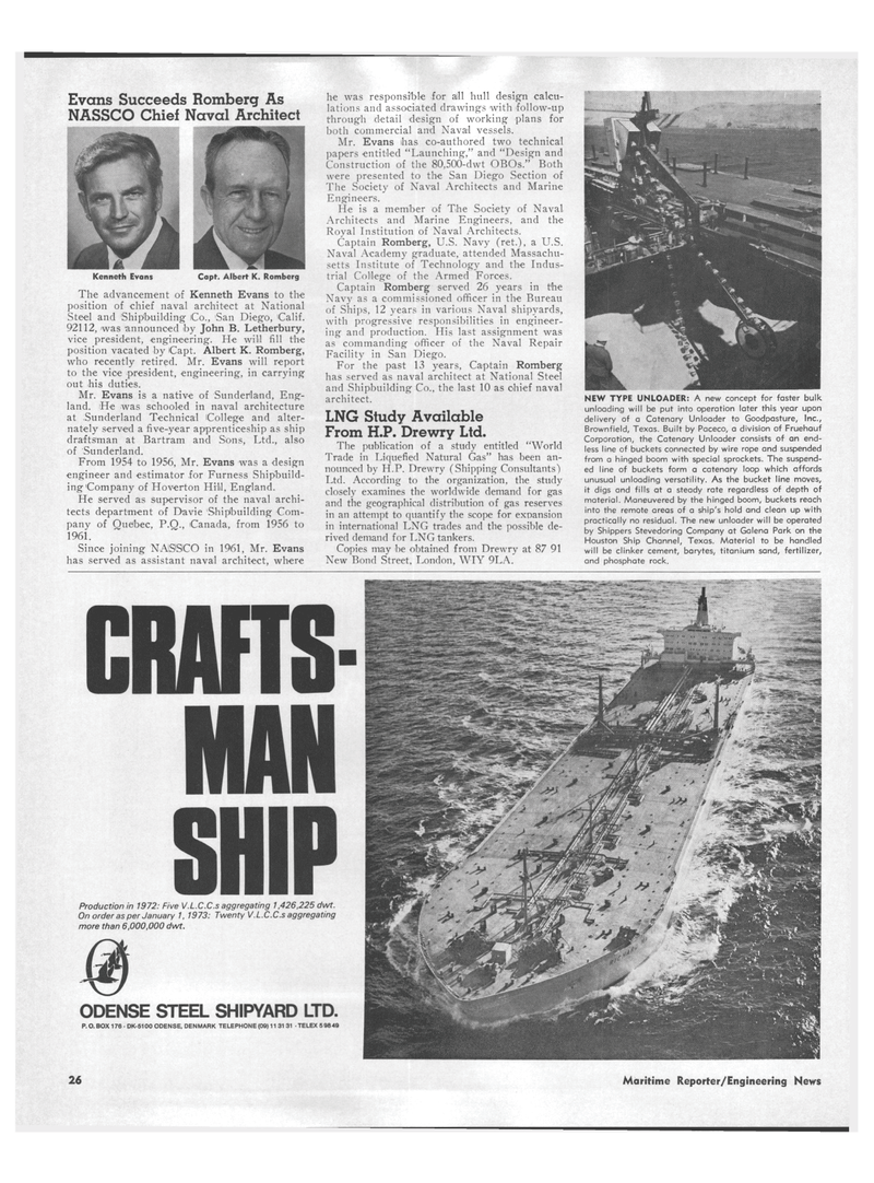 Maritime Reporter Magazine, page 22,  Sep 1973