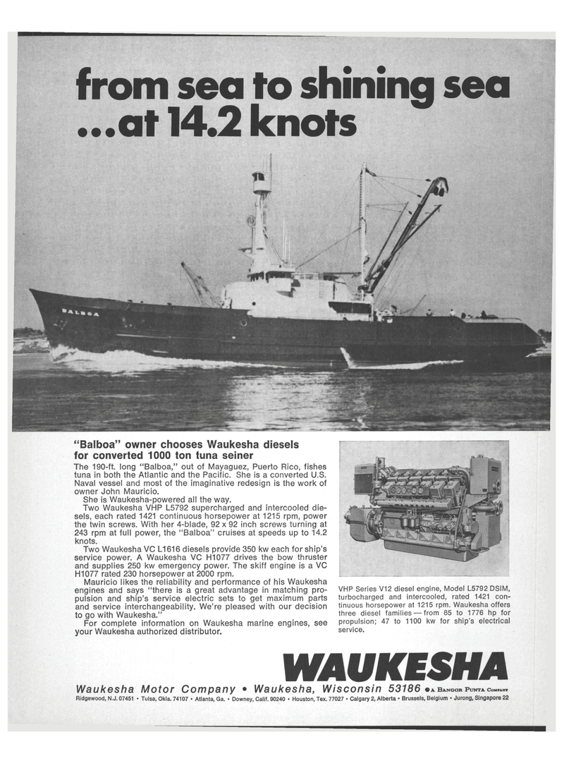 Maritime Reporter Magazine, page 3,  Sep 1973