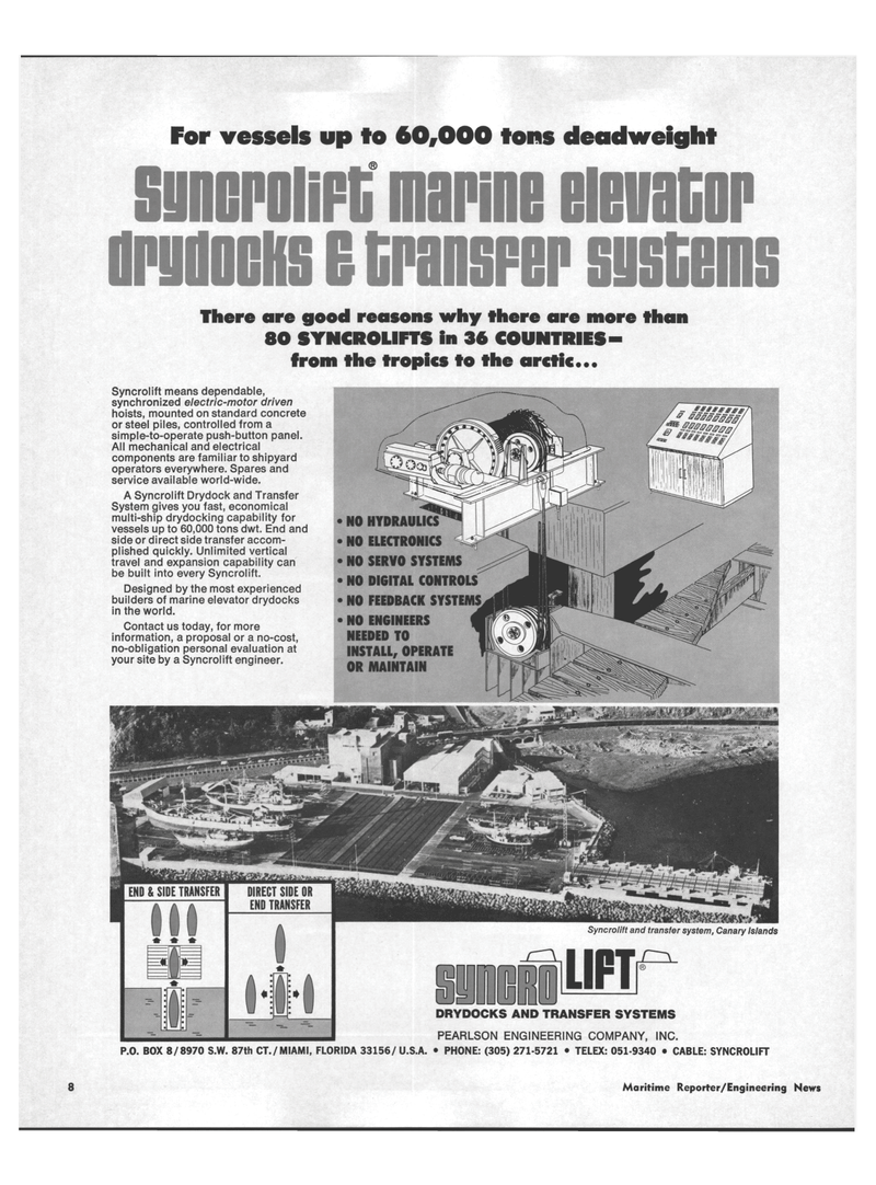 Maritime Reporter Magazine, page 6,  Sep 1973