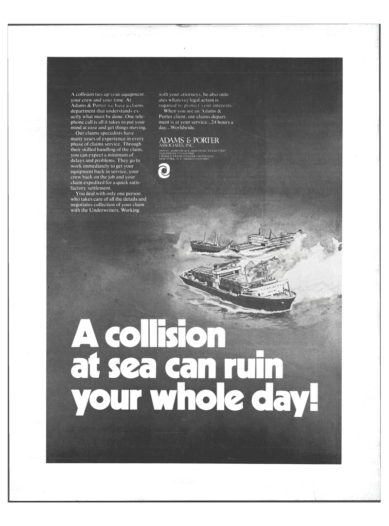 Maritime Reporter Magazine, page 4th Cover,  Nov 1973