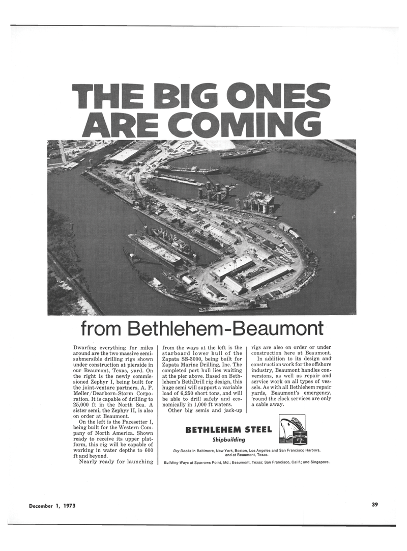 Maritime Reporter Magazine, page 35,  Dec 1973