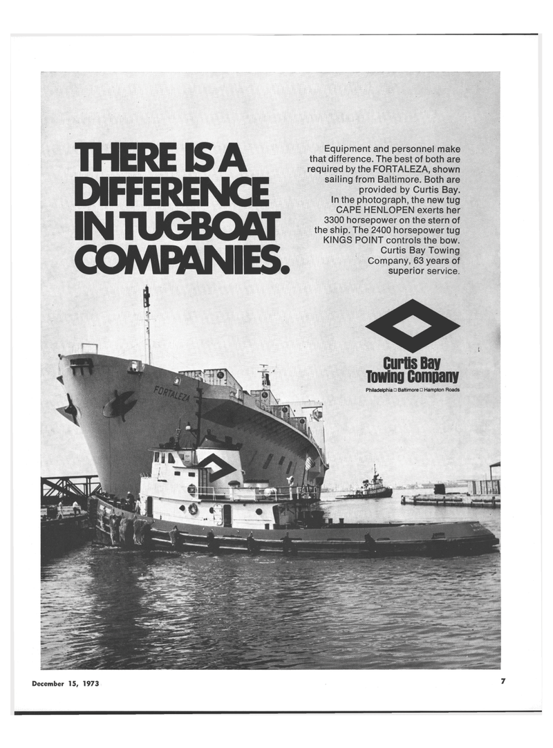 Maritime Reporter Magazine, page 5,  Dec 15, 1973