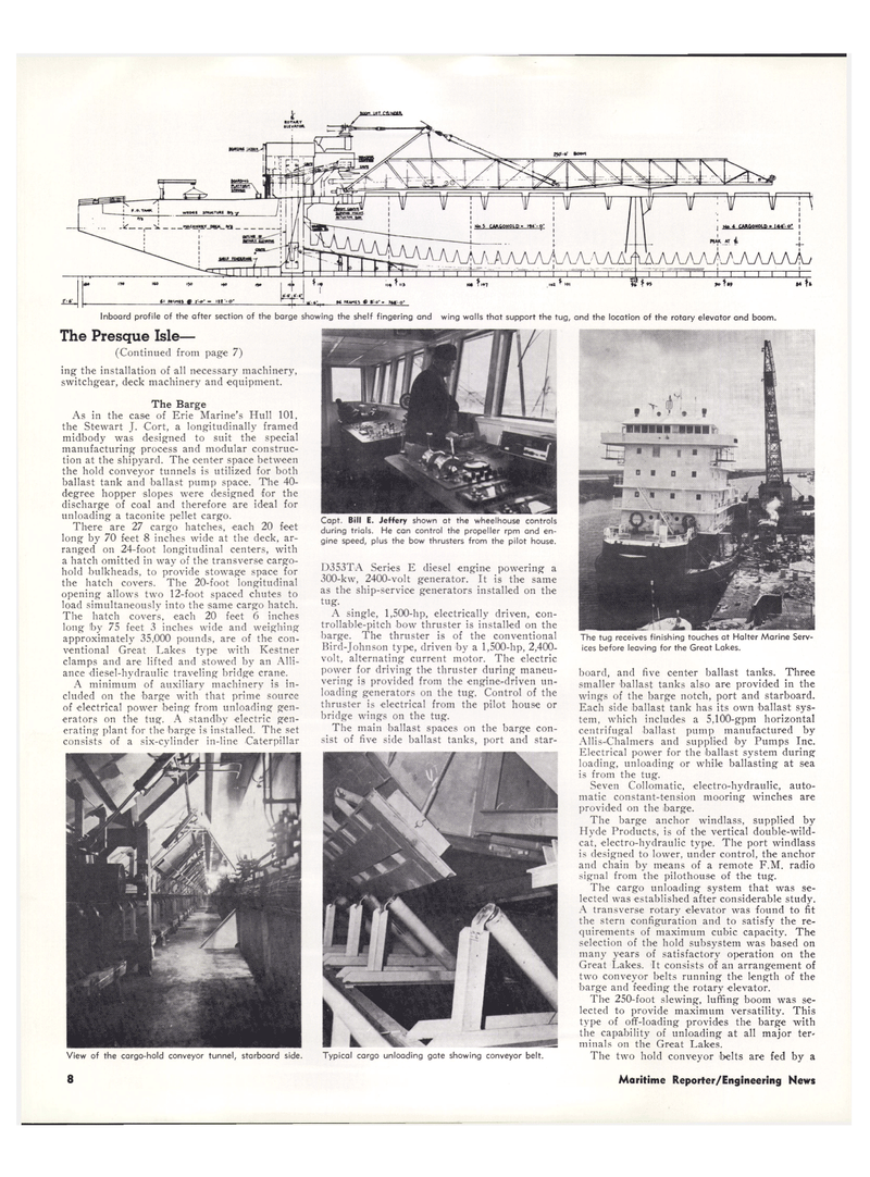 Maritime Reporter Magazine, page 6,  Jan 15, 1974