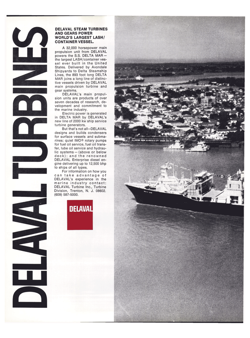 Maritime Reporter Magazine, page 14,  Feb 15, 1974