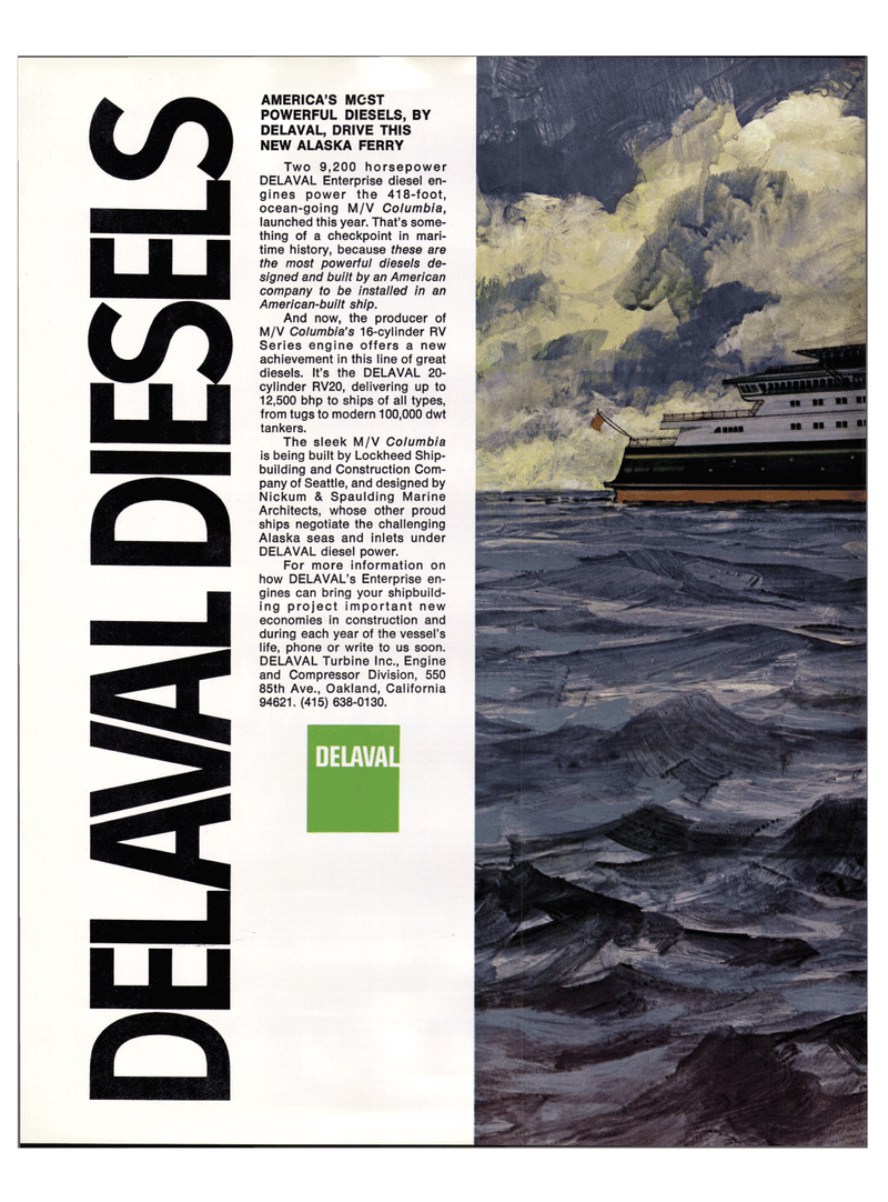 Maritime Reporter Magazine, page 20,  Mar 1974