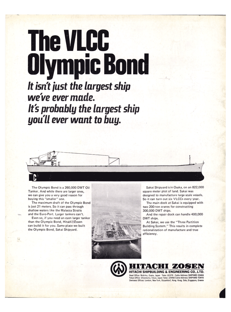 Maritime Reporter Magazine, page 4th Cover,  Mar 1974
