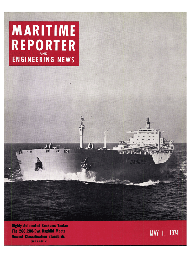Maritime Reporter Magazine Cover May 1974 - 