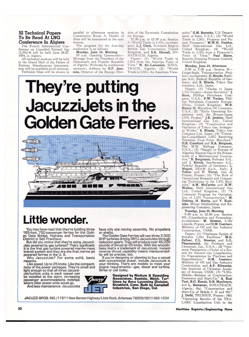 Maritime Reporter Magazine, page 17,  May 15, 1974