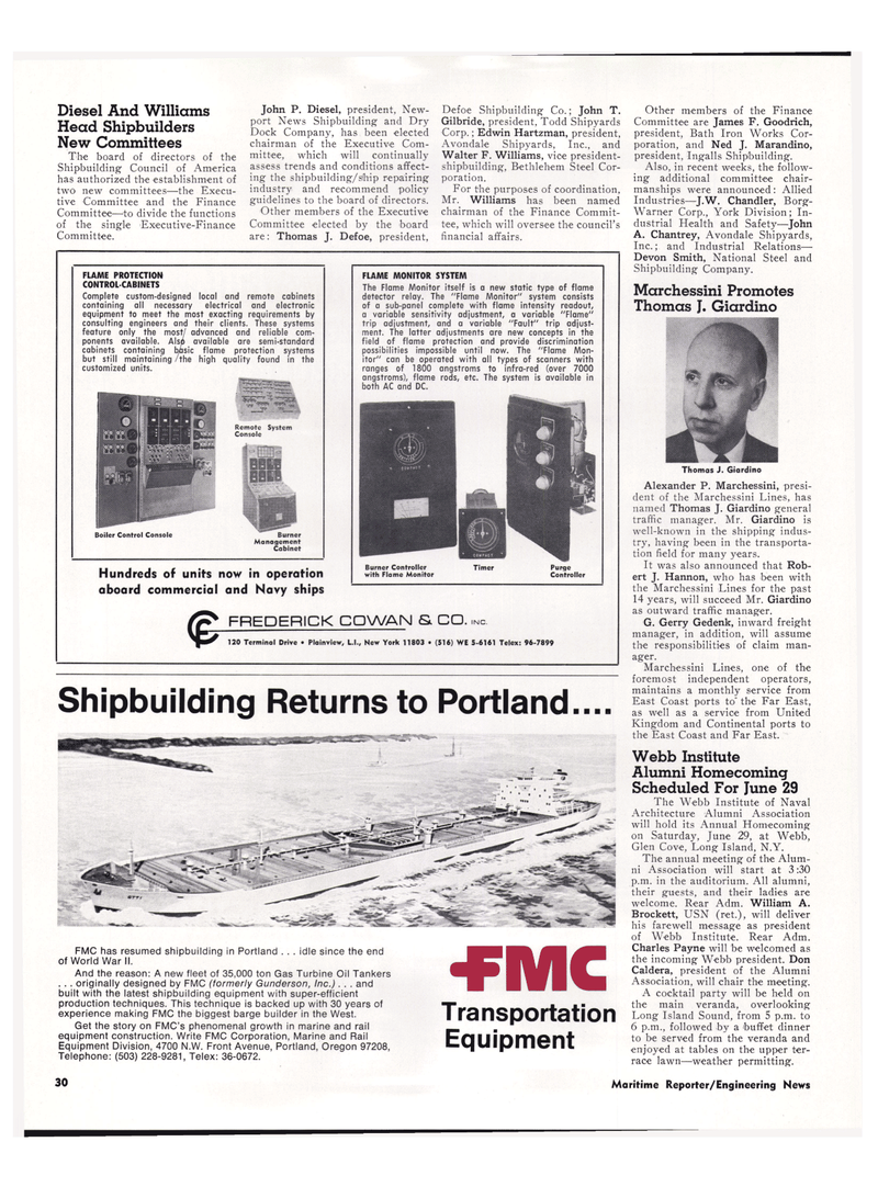 Maritime Reporter Magazine, page 27,  May 15, 1974