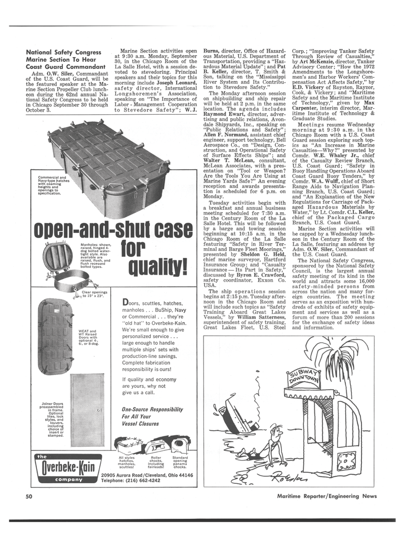Maritime Reporter Magazine, page 46,  Sep 15, 1974