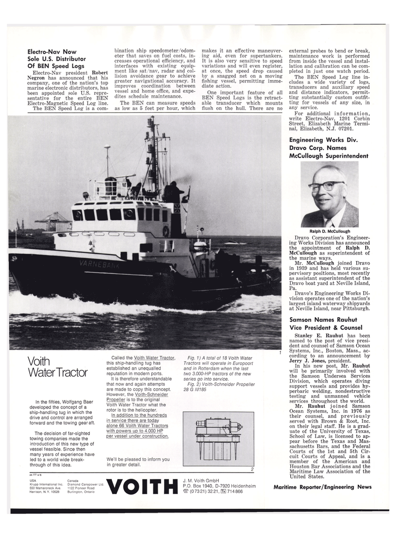 Maritime Reporter Magazine, page 16,  Jul 15, 1977