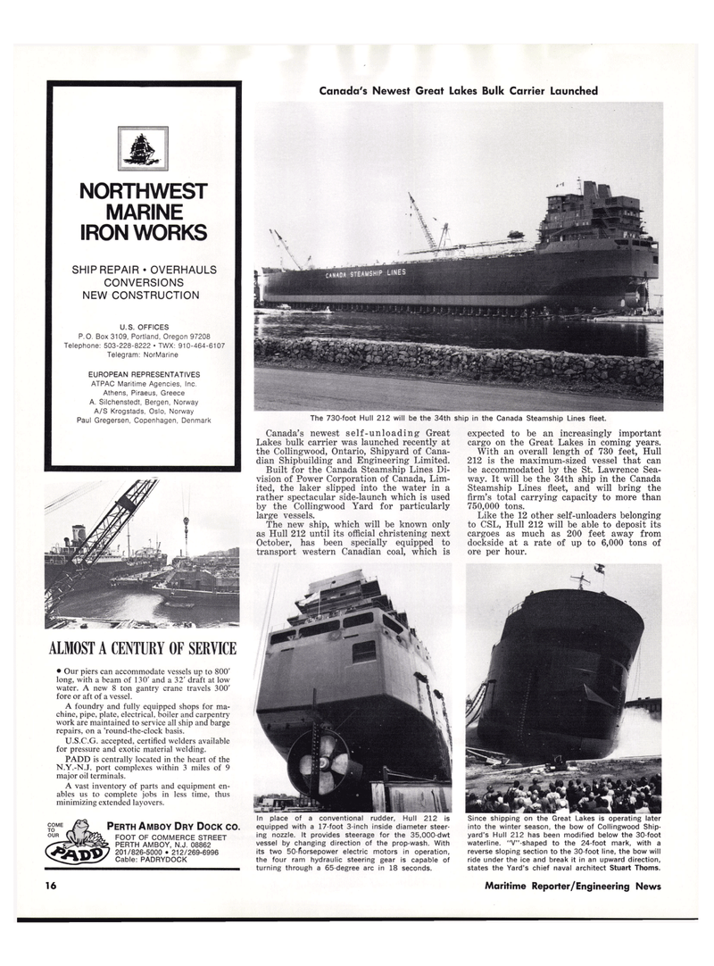 Maritime Reporter Magazine, page 14,  Sep 1977