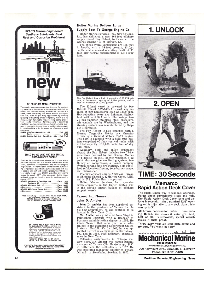 Maritime Reporter Magazine, page 24,  Sep 1977