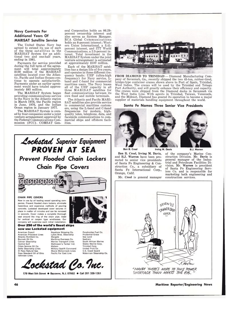Maritime Reporter Magazine, page 38,  Sep 1977
