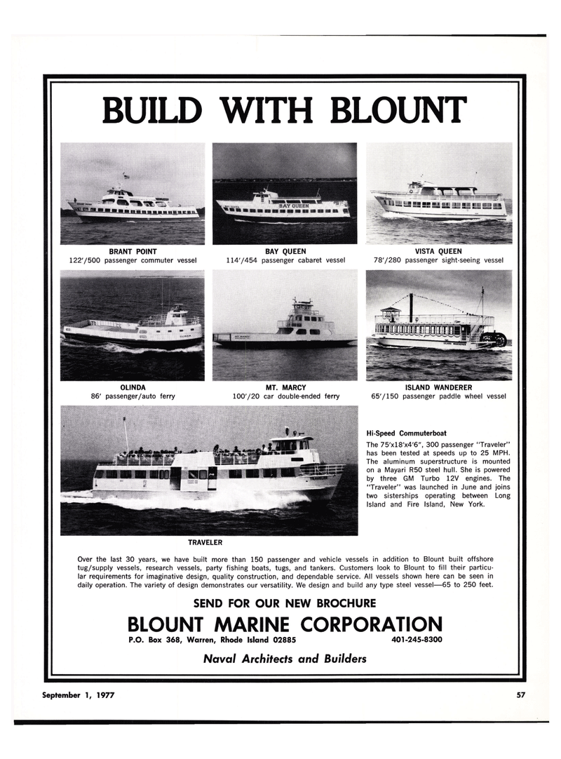 Maritime Reporter Magazine, page 51,  Sep 1977