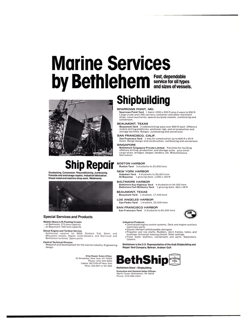 Maritime Reporter Magazine, page 3rd Cover,  Sep 1977