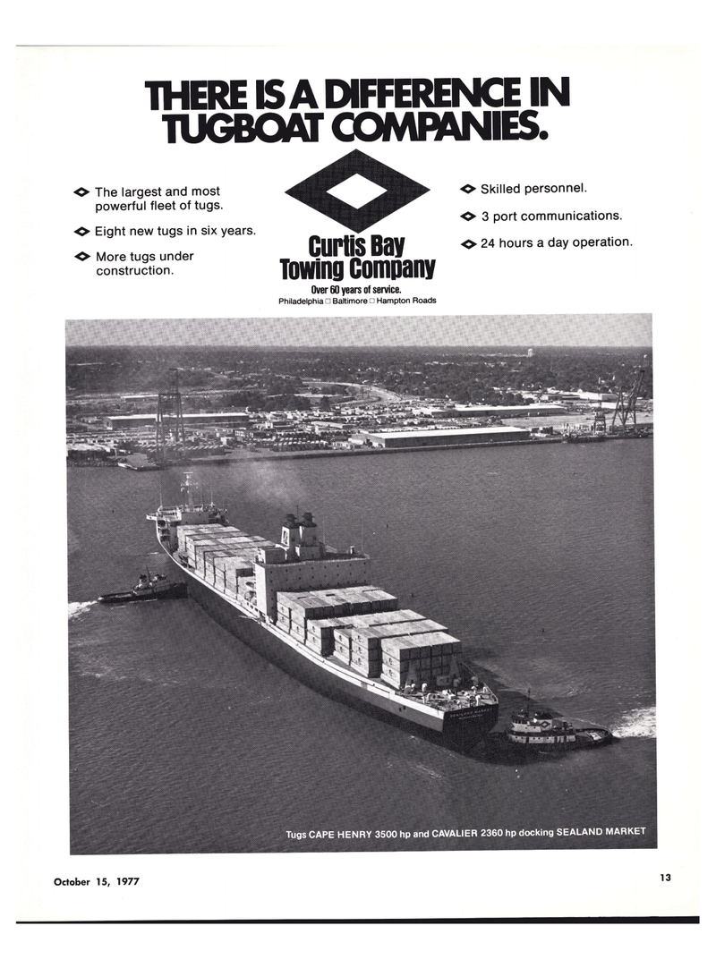 Maritime Reporter Magazine, page 11,  Oct 15, 1977