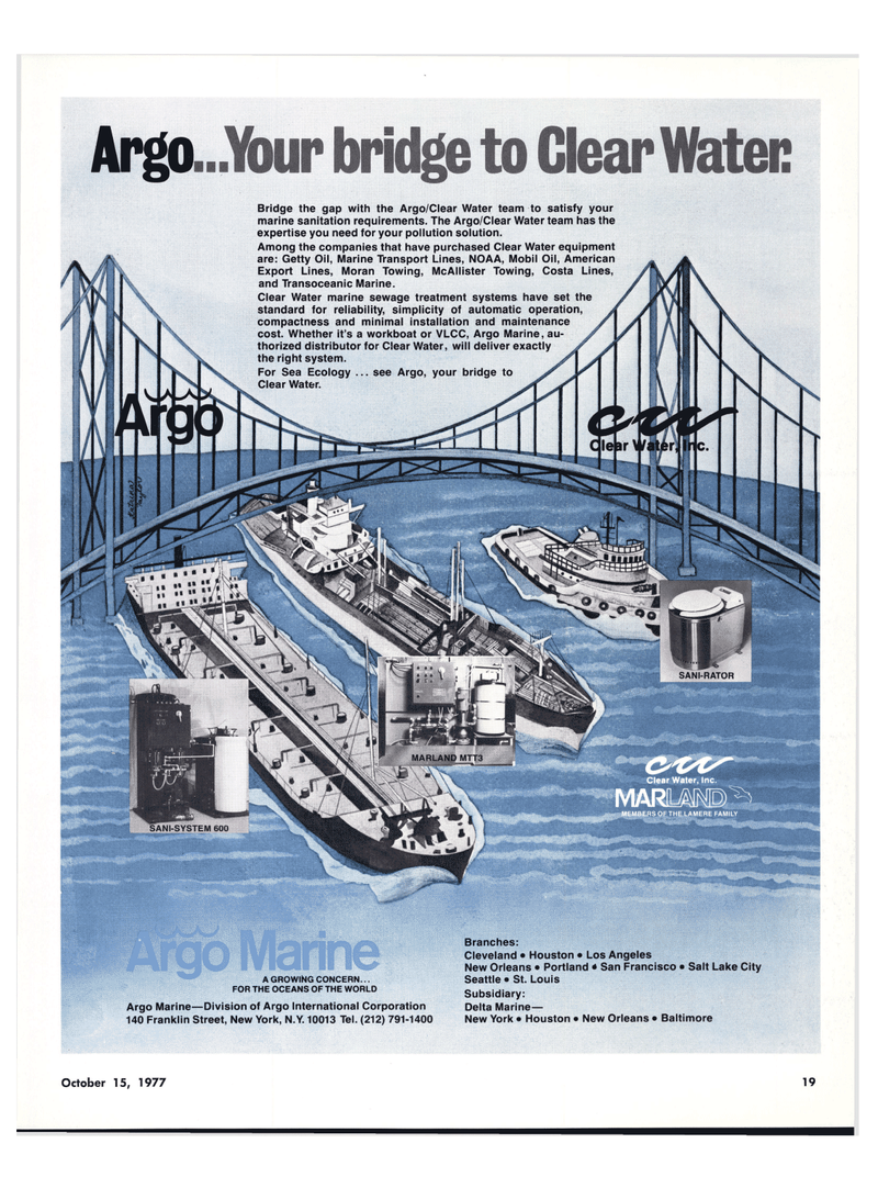 Maritime Reporter Magazine, page 17,  Oct 15, 1977