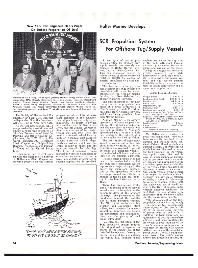 Maritime Reporter Magazine, page 34,  Nov 1977