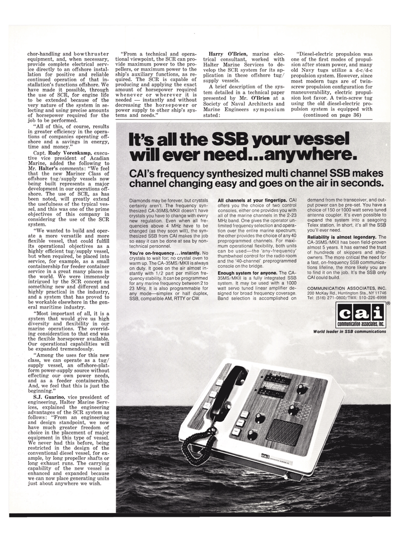 Maritime Reporter Magazine, page 35,  Nov 1977