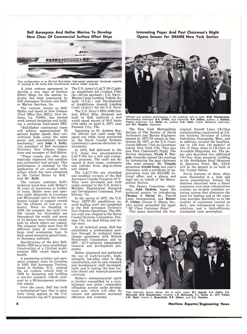 Maritime Reporter Magazine, page 6,  Nov 1977