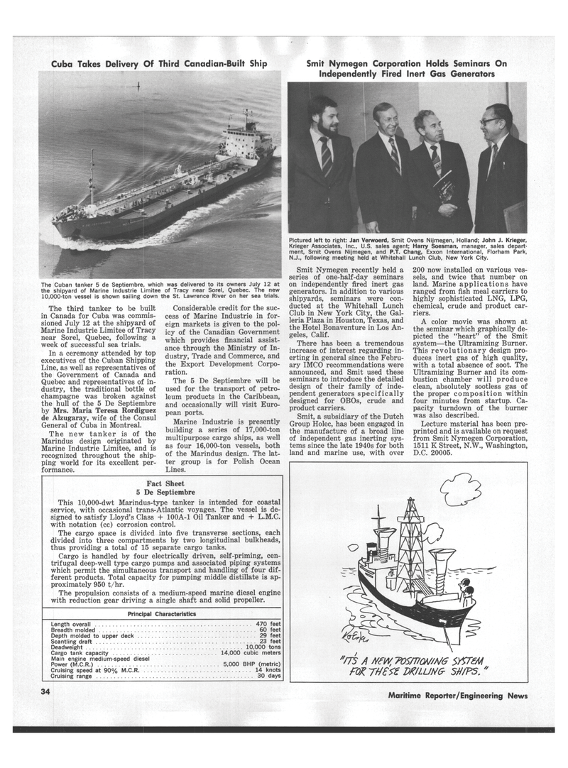 Maritime Reporter Magazine, page 32,  Sep 1978
