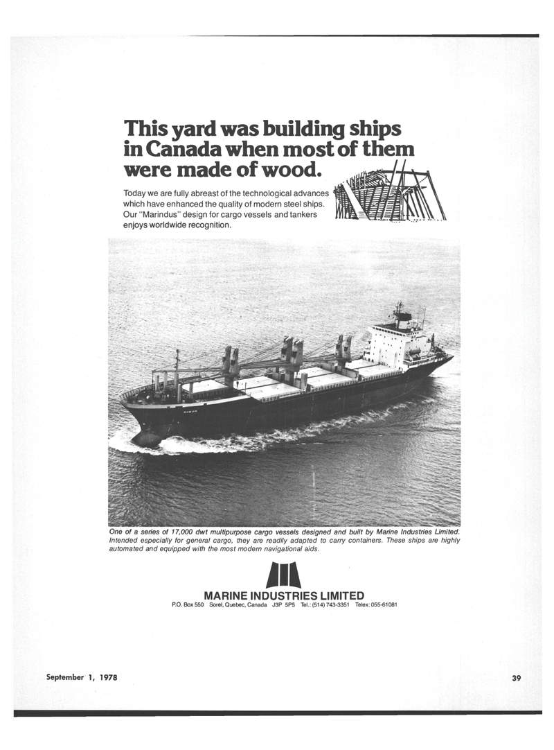 Maritime Reporter Magazine, page 37,  Sep 1978