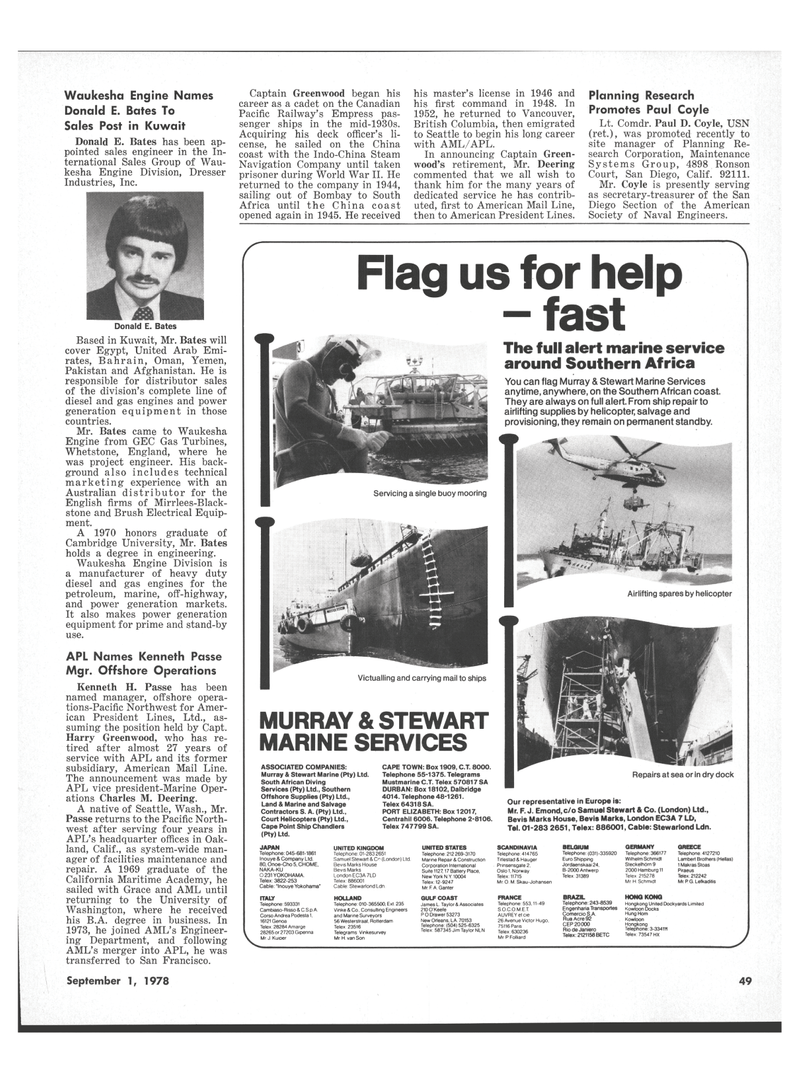 Maritime Reporter Magazine, page 47,  Sep 1978