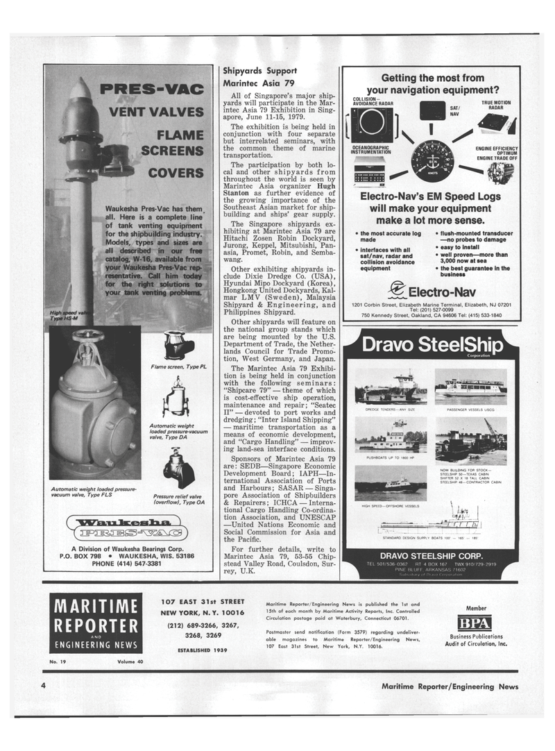 Maritime Reporter Magazine, page 2,  Oct 1978