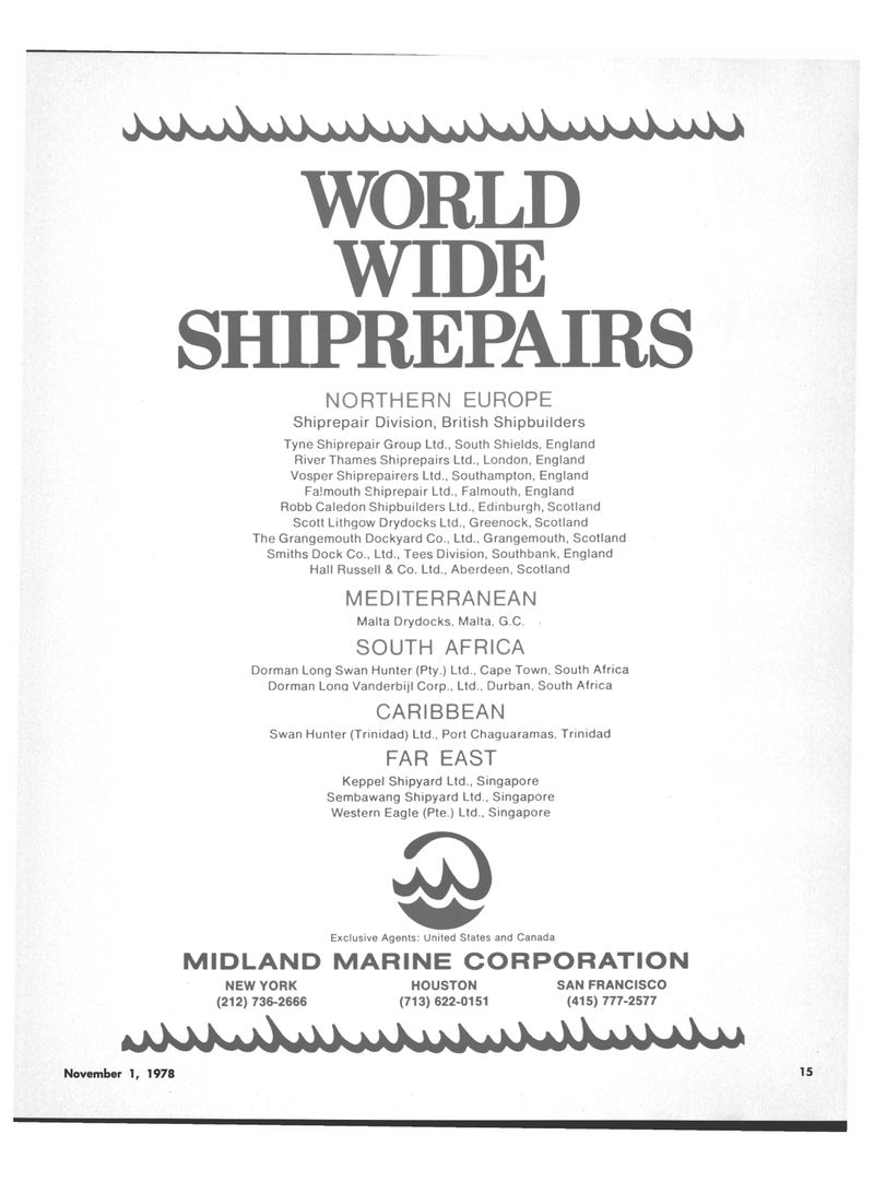 Maritime Reporter Magazine, page 15,  Nov 1978