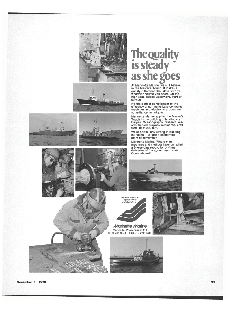 Maritime Reporter Magazine, page 37,  Nov 1978