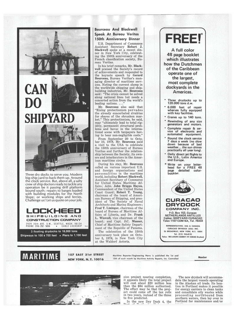 Maritime Reporter Magazine, page 2,  Nov 1978