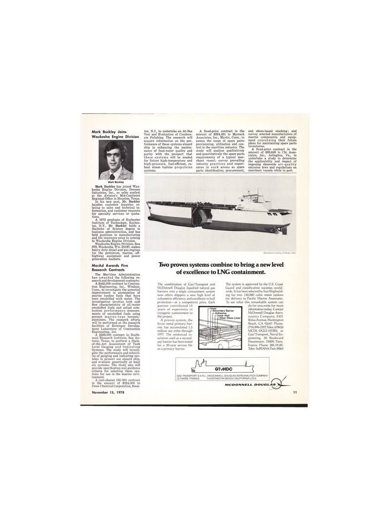 Maritime Reporter Magazine, page 9,  Nov 15, 1978