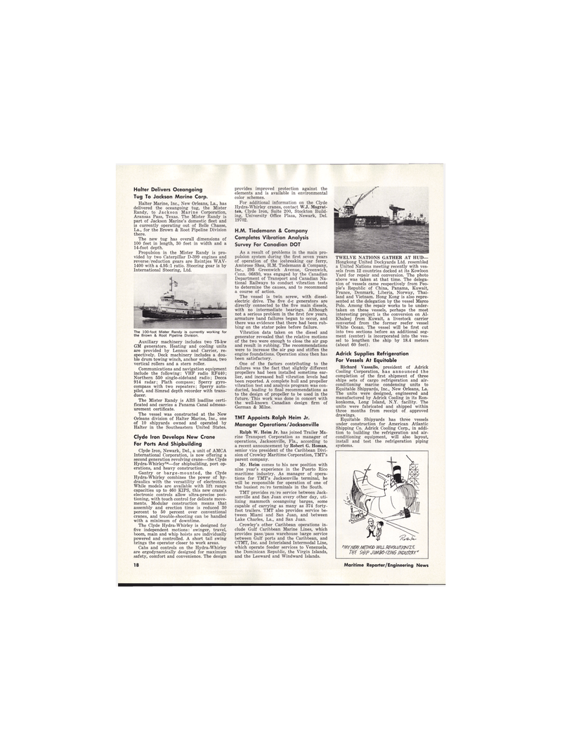 Maritime Reporter Magazine, page 4th Cover,  Nov 15, 1978