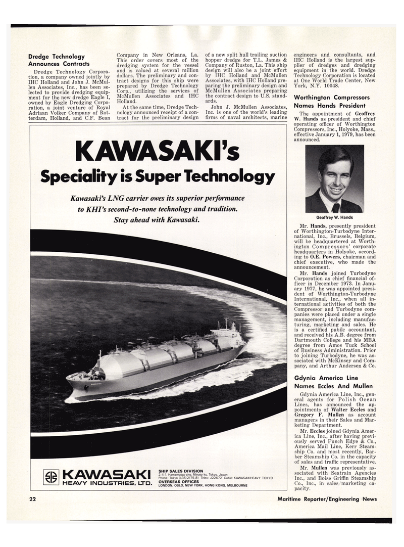 Maritime Reporter Magazine, page 22,  Dec 1978