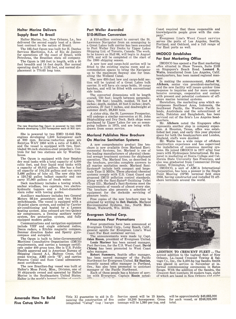 Maritime Reporter Magazine, page 18,  Dec 15, 1978