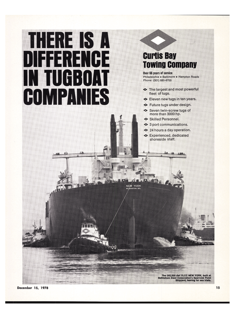 Maritime Reporter Magazine, page 19,  Dec 15, 1978