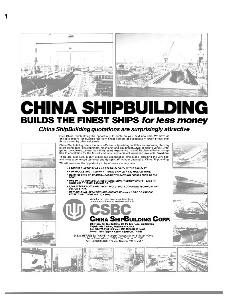 Maritime Reporter Magazine, page 3rd Cover,  Feb 15, 1980