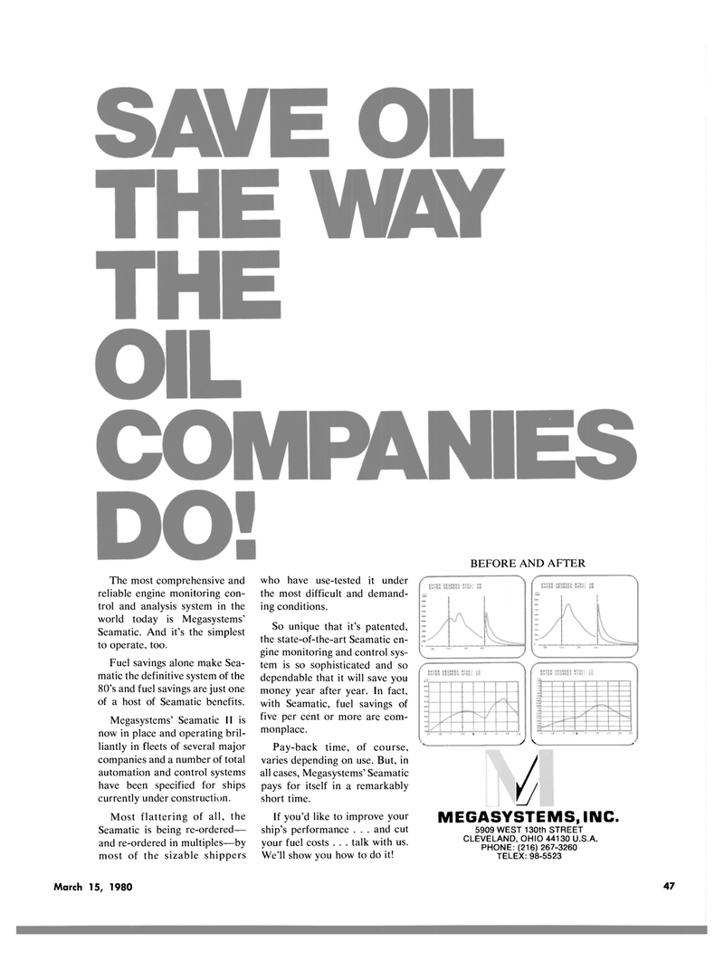 Maritime Reporter Magazine, page 41,  Mar 15, 1980