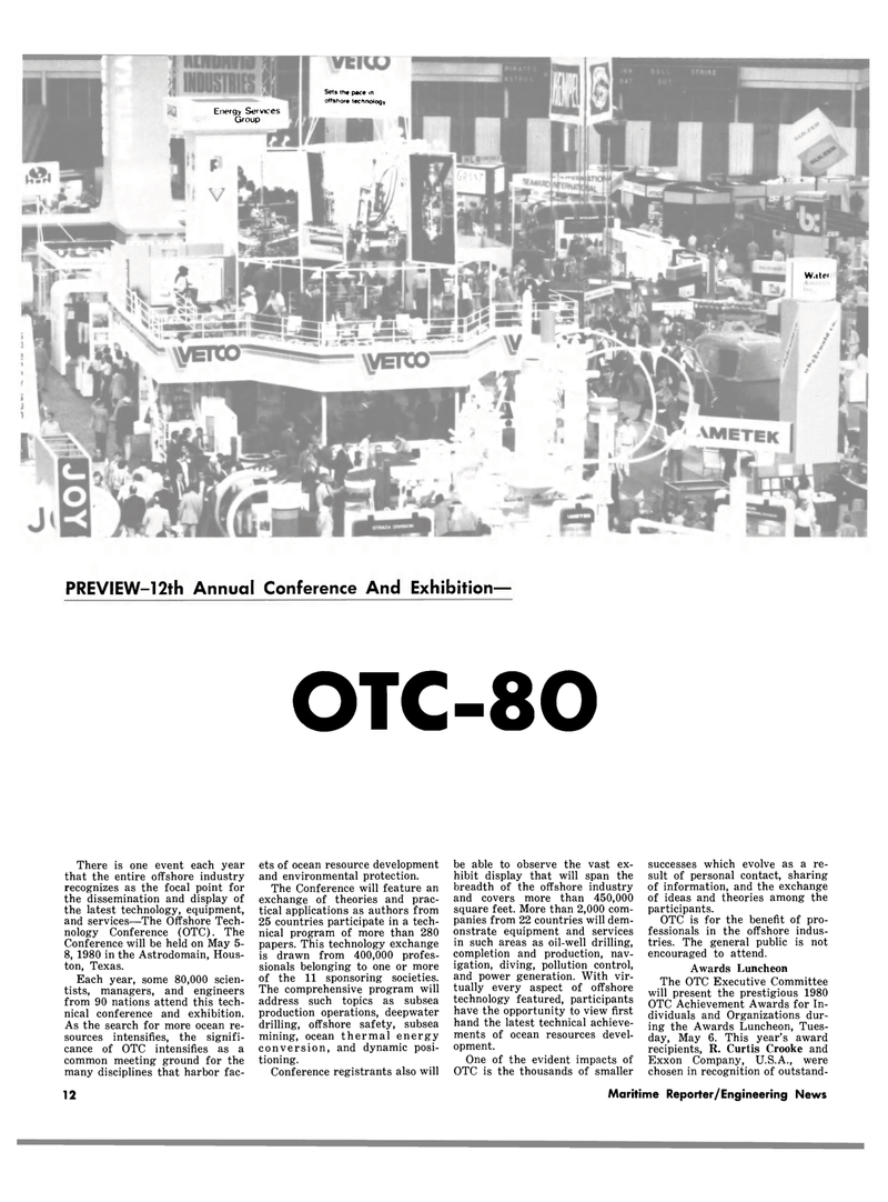 Maritime Reporter Magazine, page 10,  Apr 1980