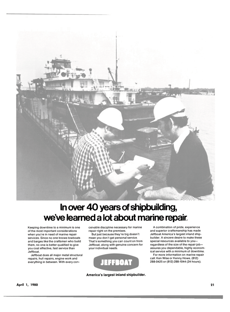 Maritime Reporter Magazine, page 19,  Apr 1980