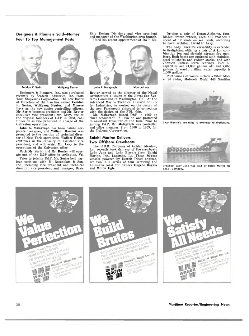 Maritime Reporter Magazine, page 16,  May 1980