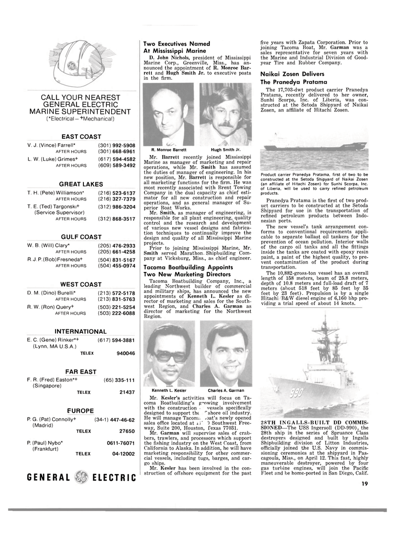 Maritime Reporter Magazine, page 17,  May 1980