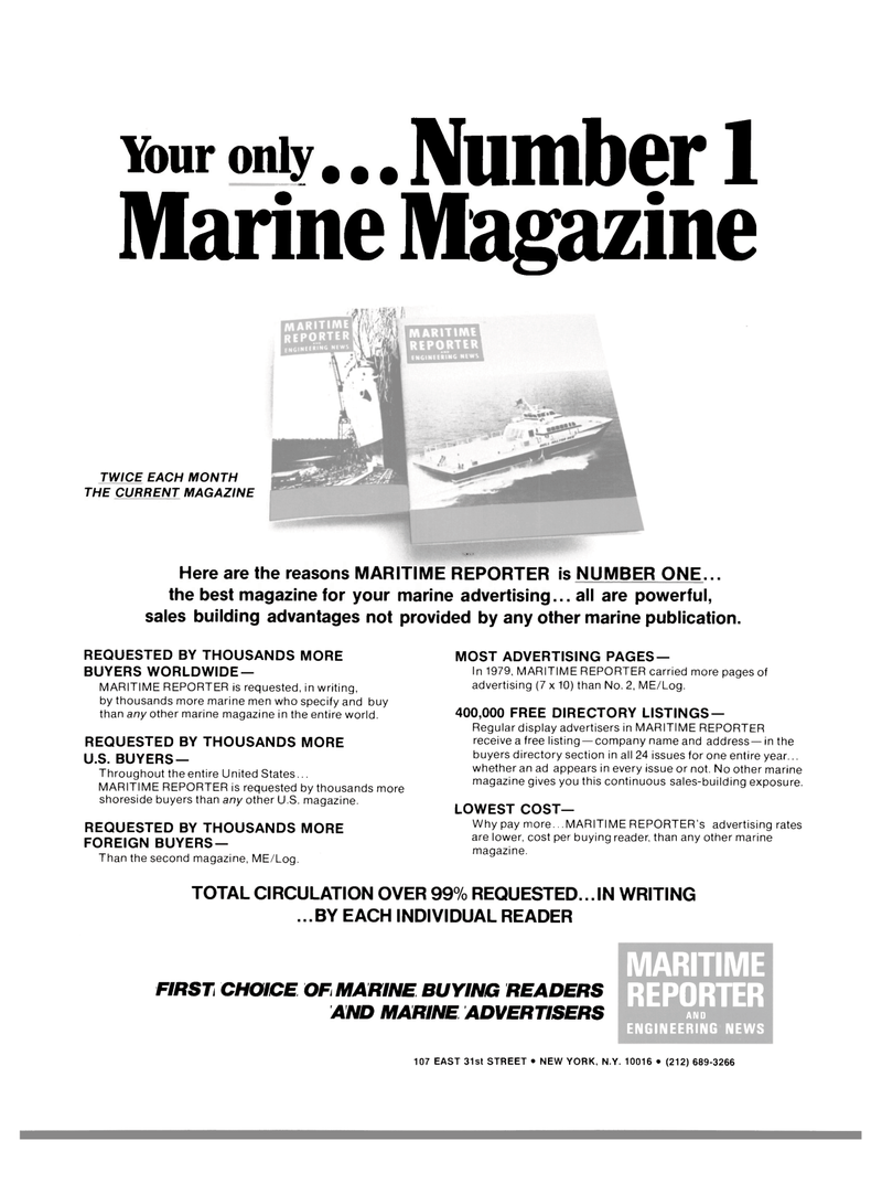 Maritime Reporter Magazine, page 31,  May 1980