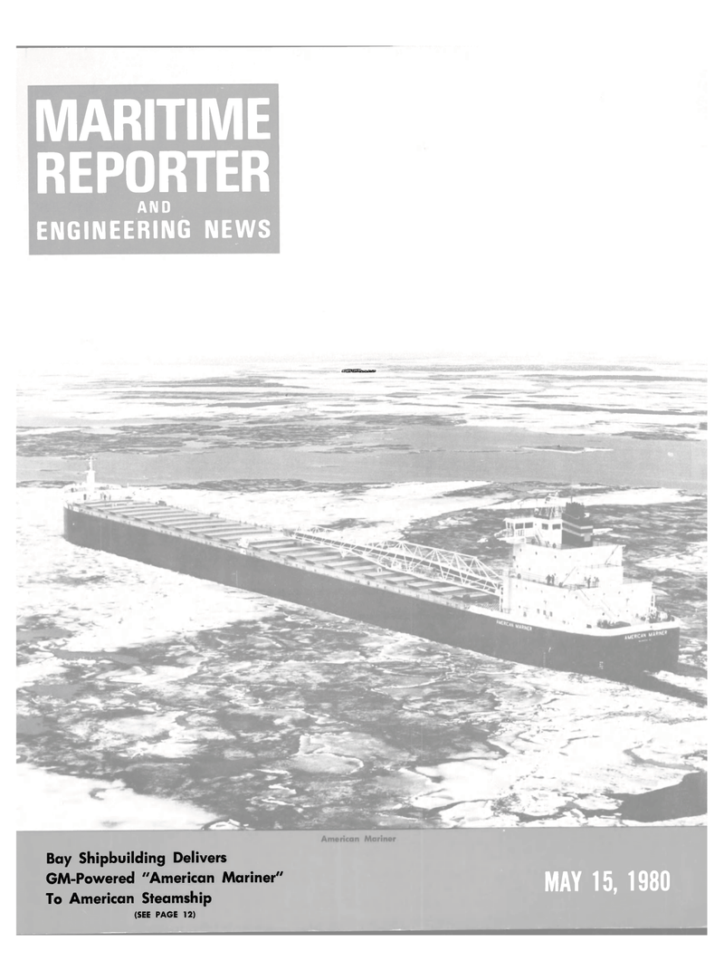 Maritime Reporter Magazine Cover May 15, 1980 - 