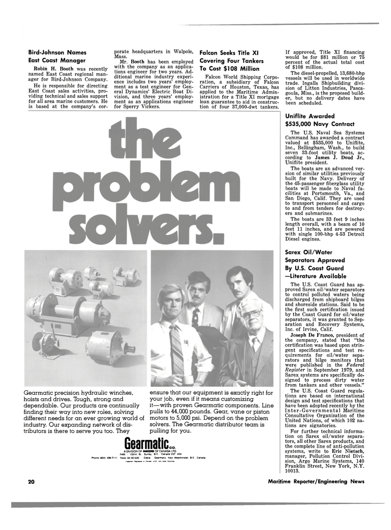 Maritime Reporter Magazine, page 18,  May 15, 1980