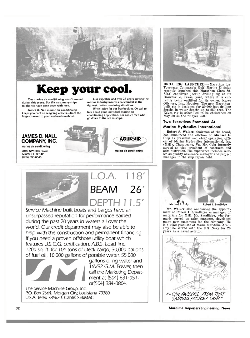 Maritime Reporter Magazine, page 32,  May 15, 1980