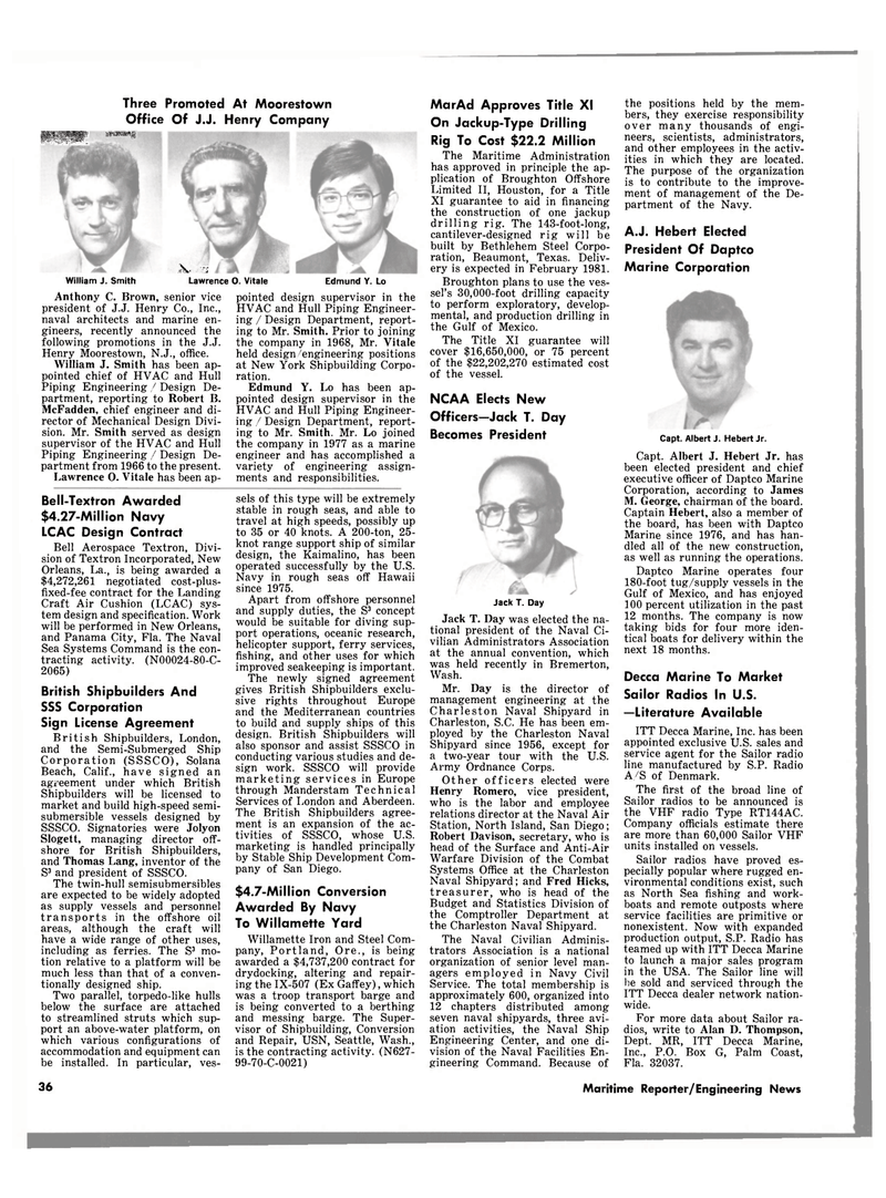 Maritime Reporter Magazine, page 36,  Jul 1980