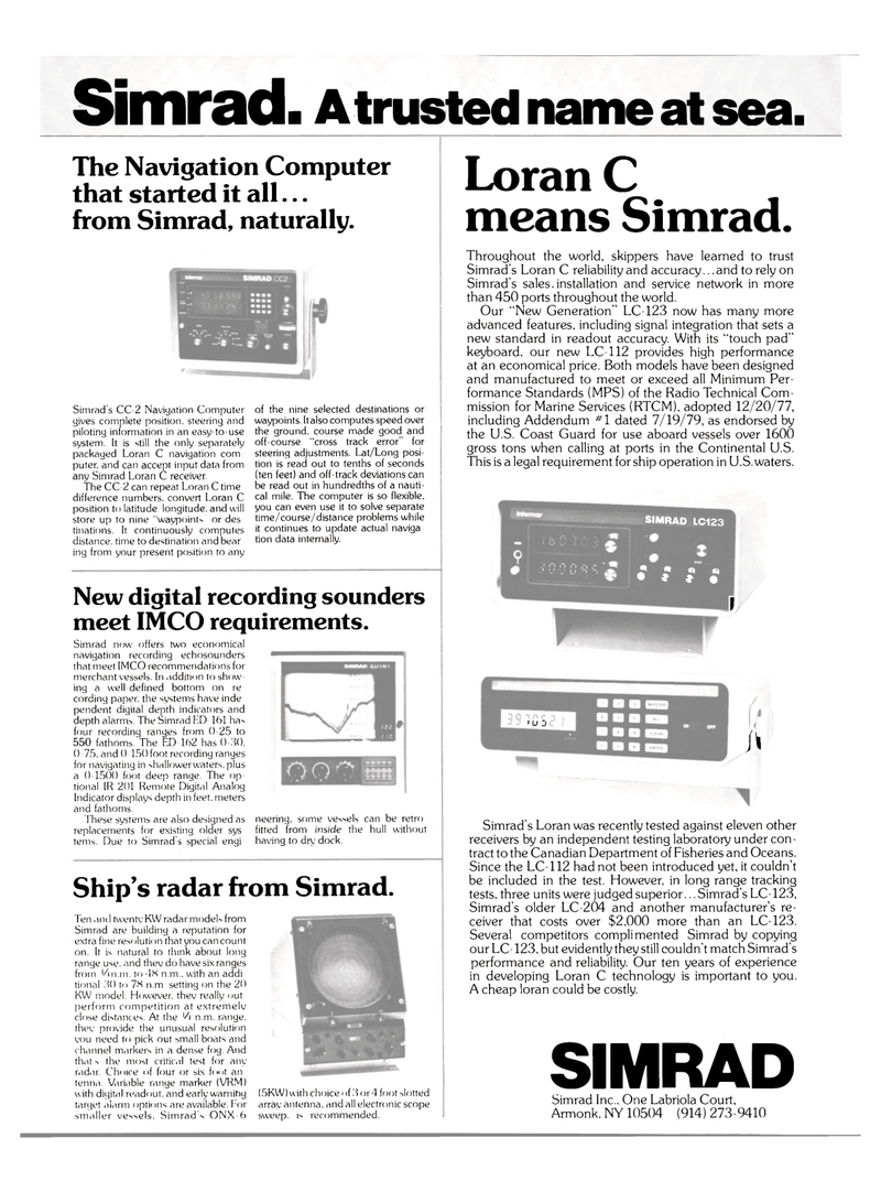 Maritime Reporter Magazine, page 2nd Cover,  Aug 1980