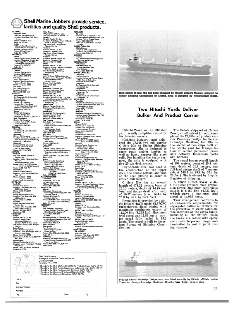 Maritime Reporter Magazine, page 19,  Aug 1980